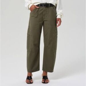 Citizens Of Humanity Olive Green Cargo Pants